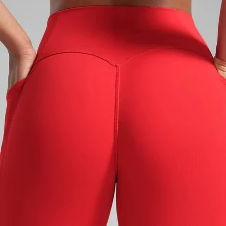 Custom Biker Shorts High Waist Yoga Workout Gym Running Sports Fitness Shorts With Pockets Yoga Shorts for Women
