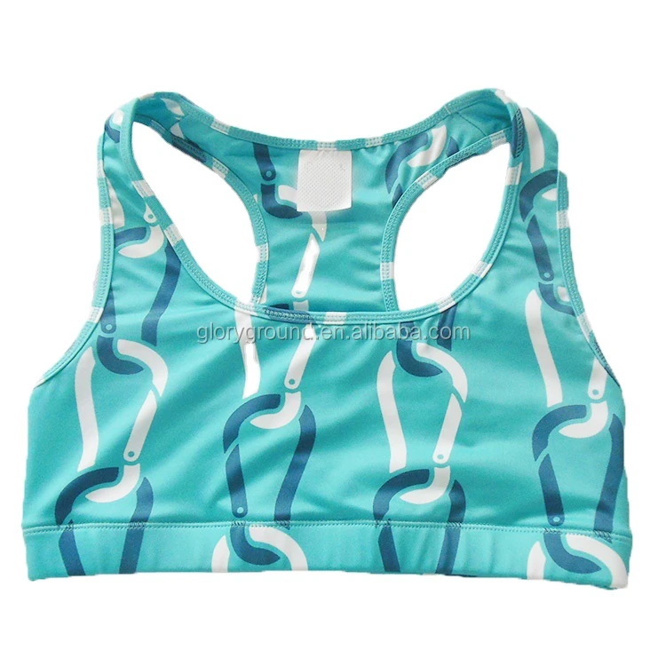 Adjustable High Quality Kids Ladies Custom Sports Bra for Women