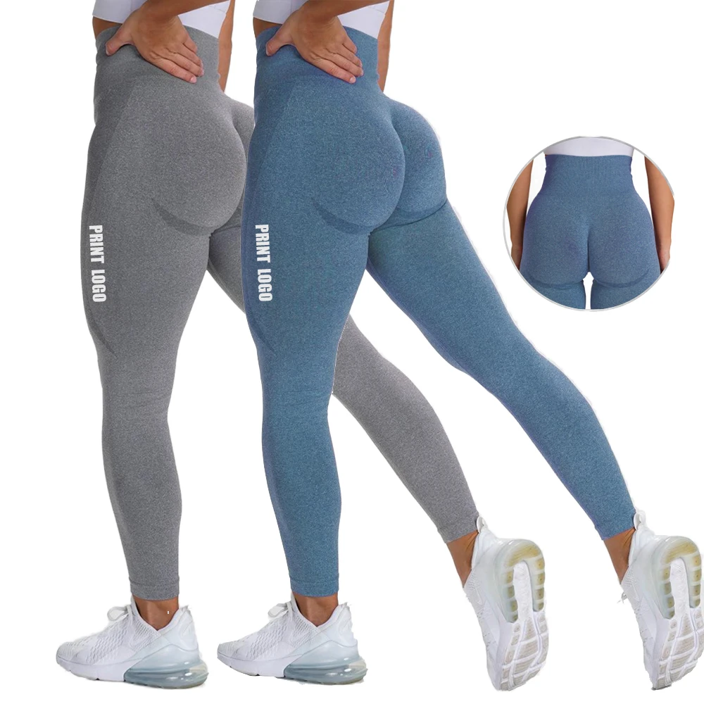Women's High Waisted Seamless Leggings Butt Lifting Yoga Pants For Gym Workout Fitness
