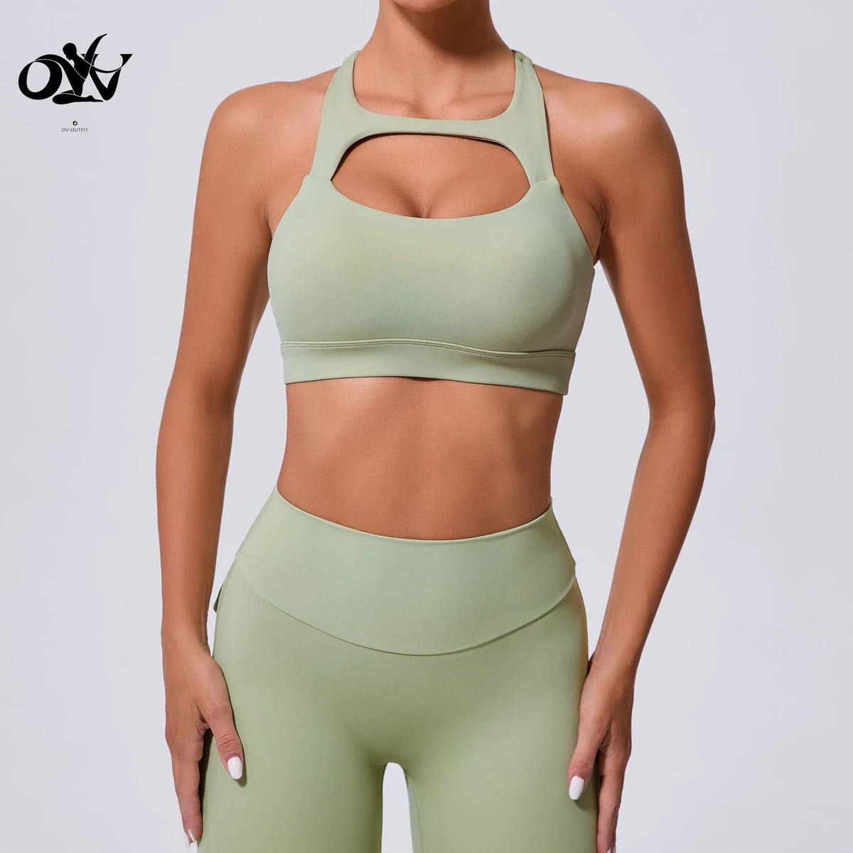 New Design Hollow-out Cross Beautiful Back Sports Bra Shock Absorption High Strength Yoga Vest Wholesale Breathable Yoga Vest