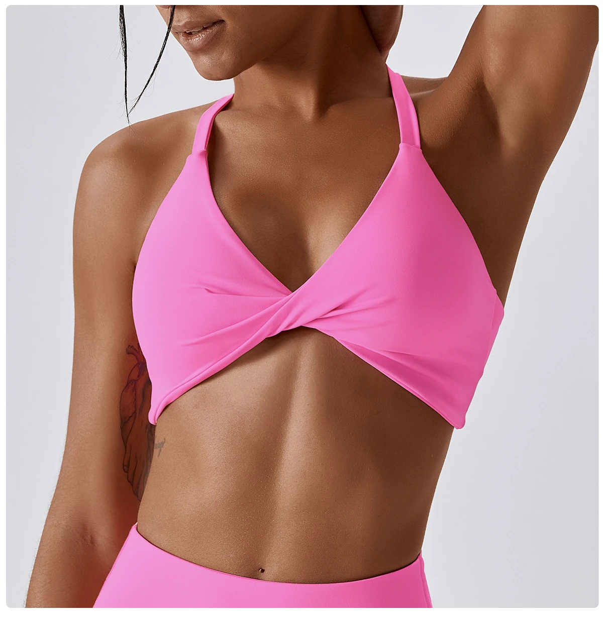 Quick-Drying Breathable Plus Size High Support Sports Bra for Outdoor Running Yoga Fitness Beauty Back Design Soft Sportswear
