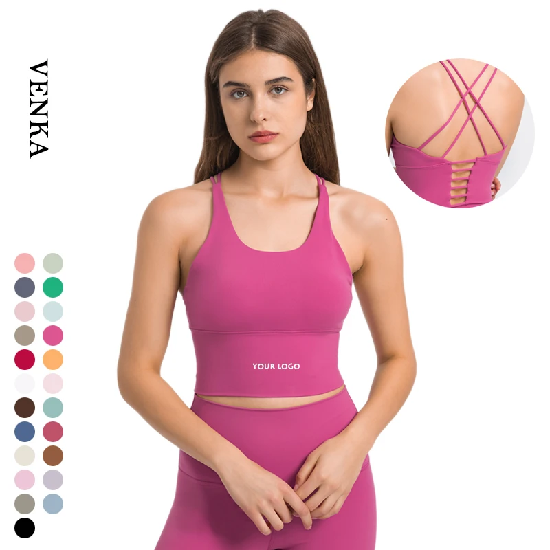 2024 Wholesale Plus Size Women's High for Running Yoga Sport Bra High Neck Custom Logo Quick Dry Breathable