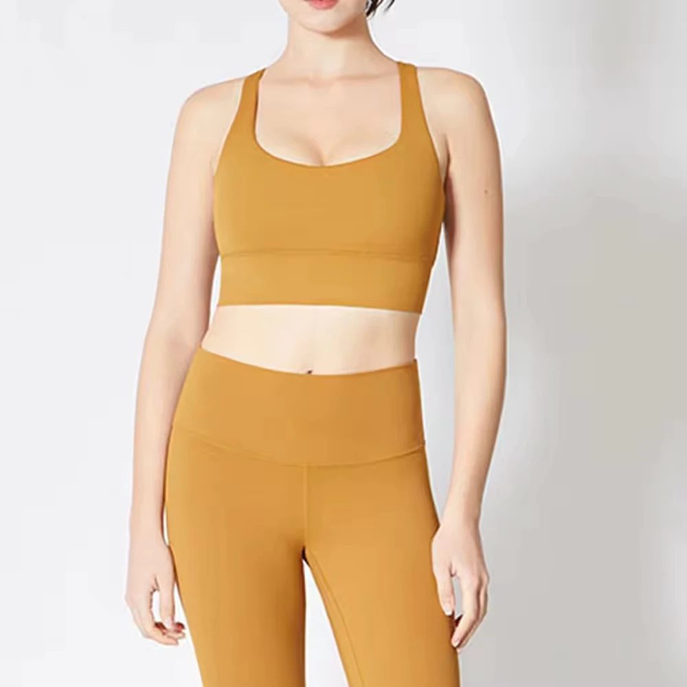 Custom Logo Solid Short High Waist Yoga Pants Leggings Set Sports Bra Women's Breathable Quick Dry Eco-Friendly Gym Fitness