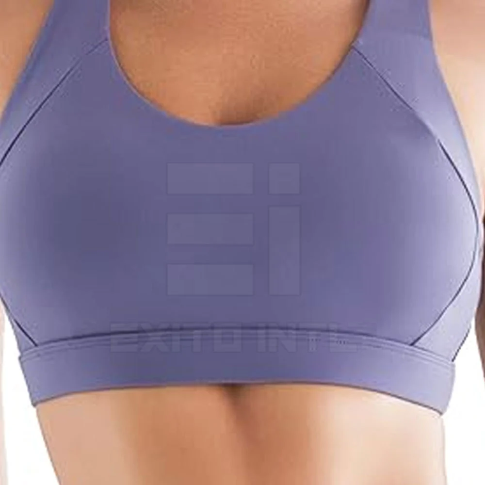 Quick Dry Breathable Light Support Women's Gym Sports Bra Plus Size Adult Use Spandex/Nylon Material Comfortable OME Service