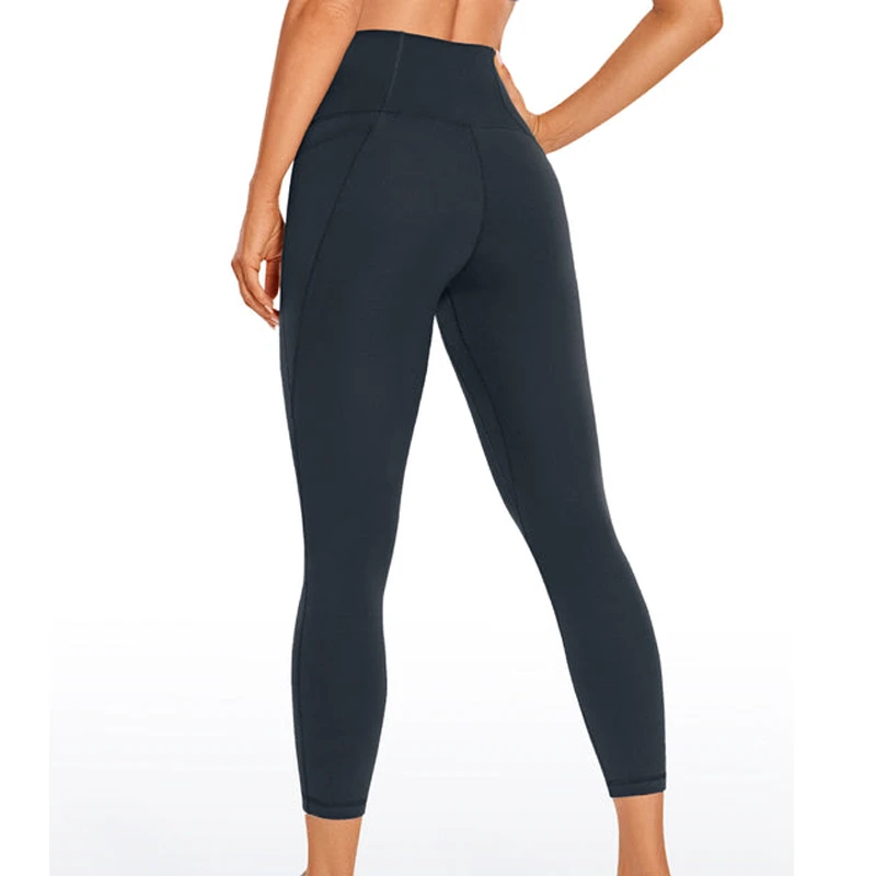 Hot Sale Leggings With Pockets Thick Pants Thermal Fleece Pockets Leggings Winter Warm Leggings 7length