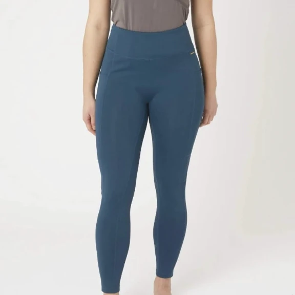 Women High Waist Full Length Leggings Solid Color Knitted Spandex Nylon Four-Way Stretch Elastic Waist Pants