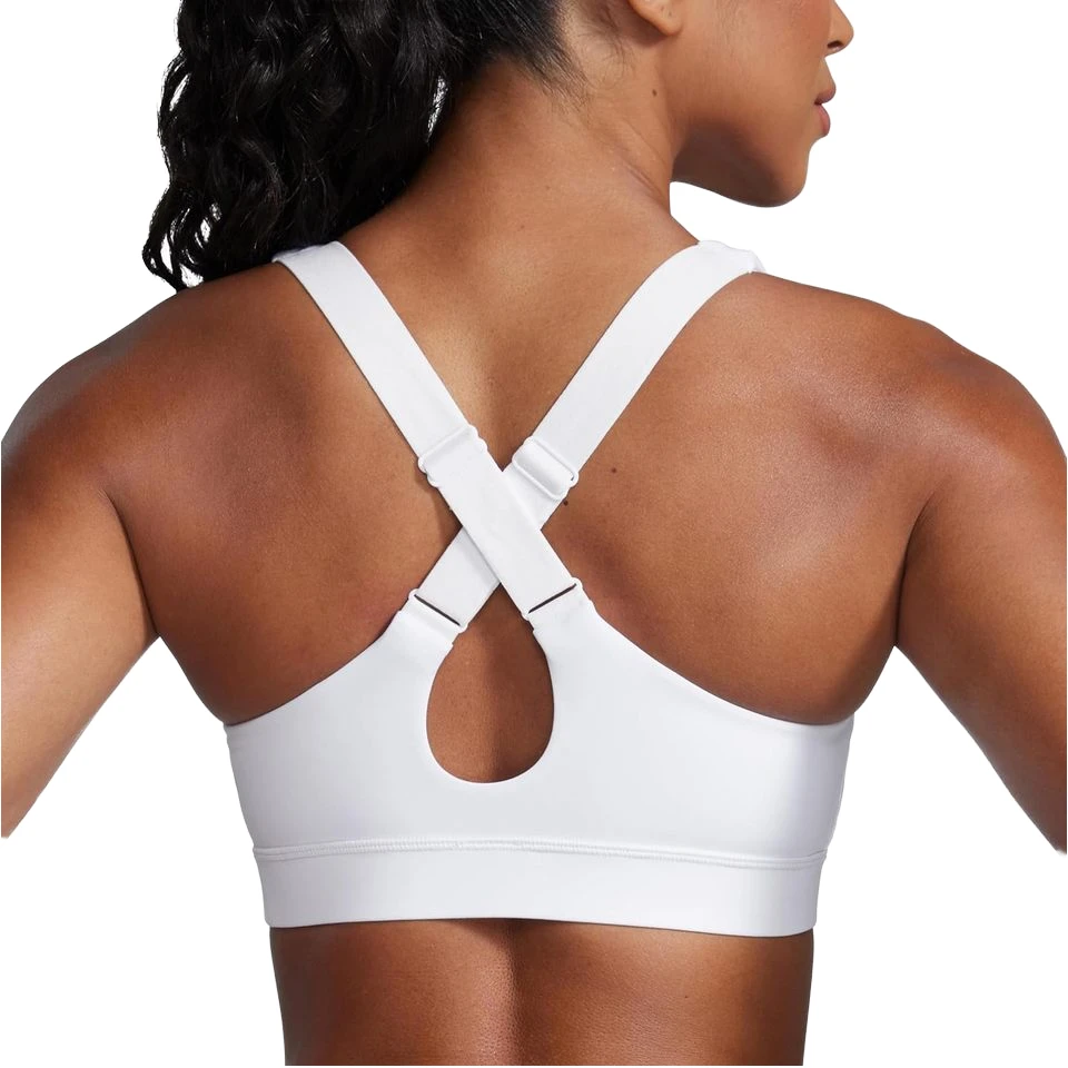 CRZ YOGA Butterbreeze Breathable High Support Cross Back Sports Bras for Women V Neck Adjustable Straps Padded Workout
