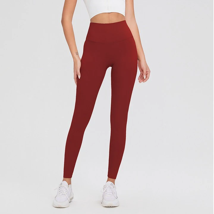 Women's High Waist Ankle-Length Yoga Pants Hip-lifting Quick-drying Sports Fitness