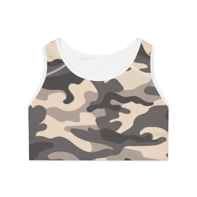 High Quality Solid Girls Plus Size Breathable Eco-Friendly Sports Bra Front Logo Back Buckle Gym Yoga Adjustable Straps High
