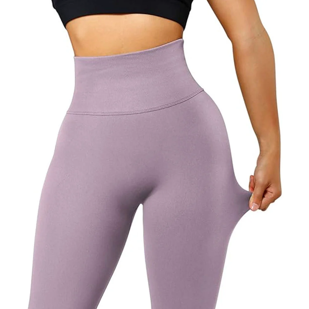 2026 Butt Lifting Seamless Yoga Leggings High Waist Tummy Control Workout Pants Stretchy Gym Fitness Wear