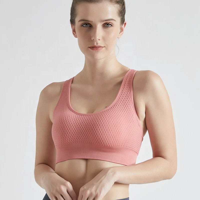 Women's High Support Sports Bra for Yoga Fitness Running Shockproof Push-up Design Spandex/Nylon Material Quick-drying Seamless