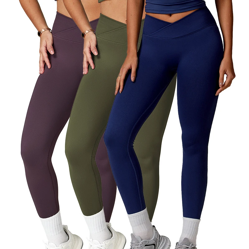 CCK4596 Buttery Soft Seamless No Camel Toe Yoga Capri Leggings High Waist Gym Fitness Tights 3/4 Crop Yoga Leggings
