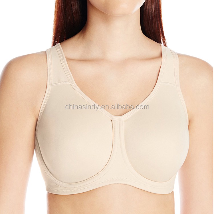 High-Strength Shockproof Crisscross Straps Sports Bra Women OEKO-Tex Certificated Large Bust Full Cup Ultra-Thin Running Bra