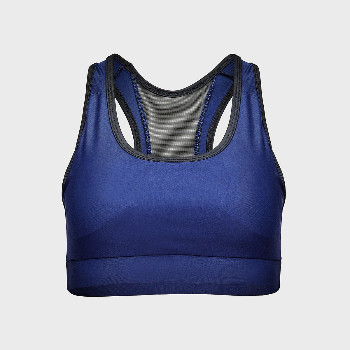 Women's Lightweight High Support Yoga Sports Bra Breathable Quick Dry Solid Color Spandex or Polyester Fabric Customizable Sizes