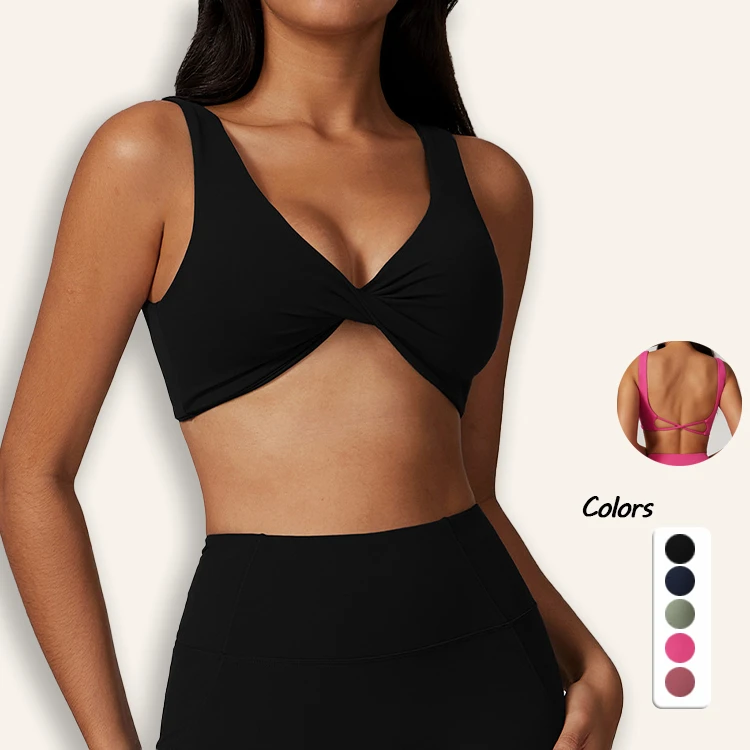 High Quality Lightweight Custom Summer Yoga Bra Quick-Drying Breathable Sports Fitness Clothing Sexy Tight Fit Beautiful Back