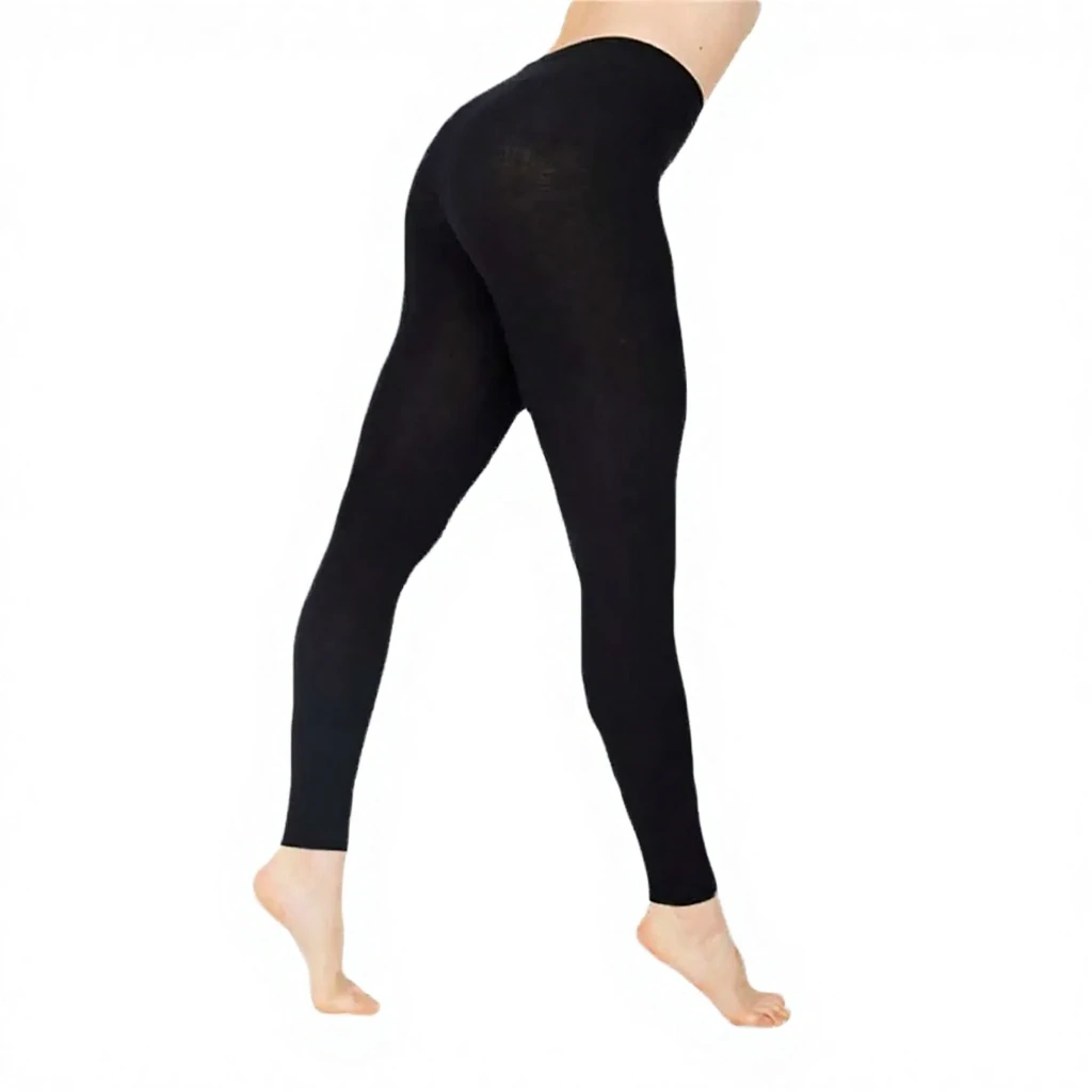 Womens High Elastic Tight-Fit 100% Cotton Pants Yoga Shorts for Women-Customizable Logo Brushed Cycling Sports Leggings Waist