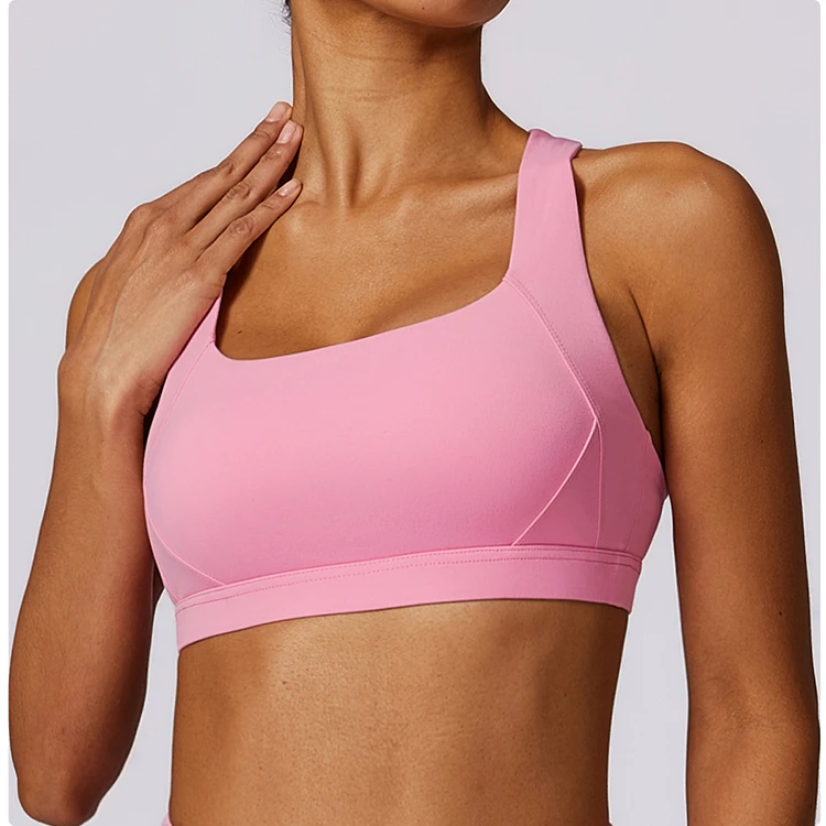 High Quality Yoga Sports Bra Cross Back Sports Bra Top Women Fitness High Supportive Comfortable Stretch Yoga Bra
