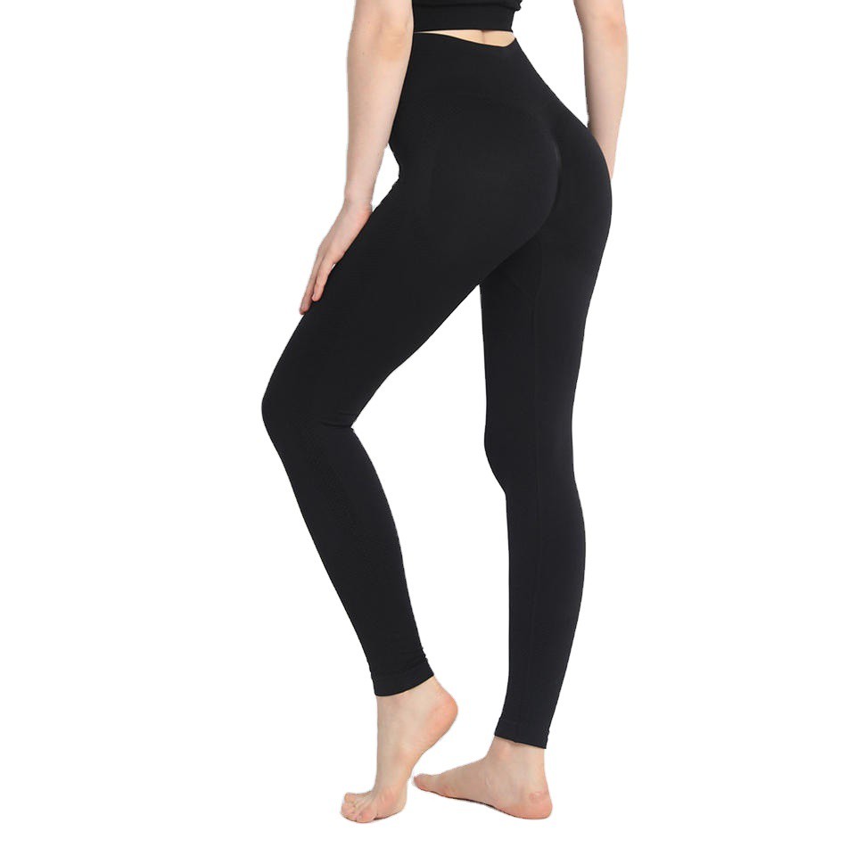 New Ladies Leggings 2025 Women Workout Gym Wear Yoga Pants Soft Fabric Tummy Control Tight Leggings with Mid Waist Logo
