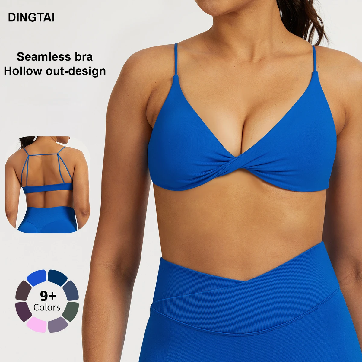 Hot Sale Women Custom Sportswear High Support Workout Yoga Gym Bra Sports Fitness Top
