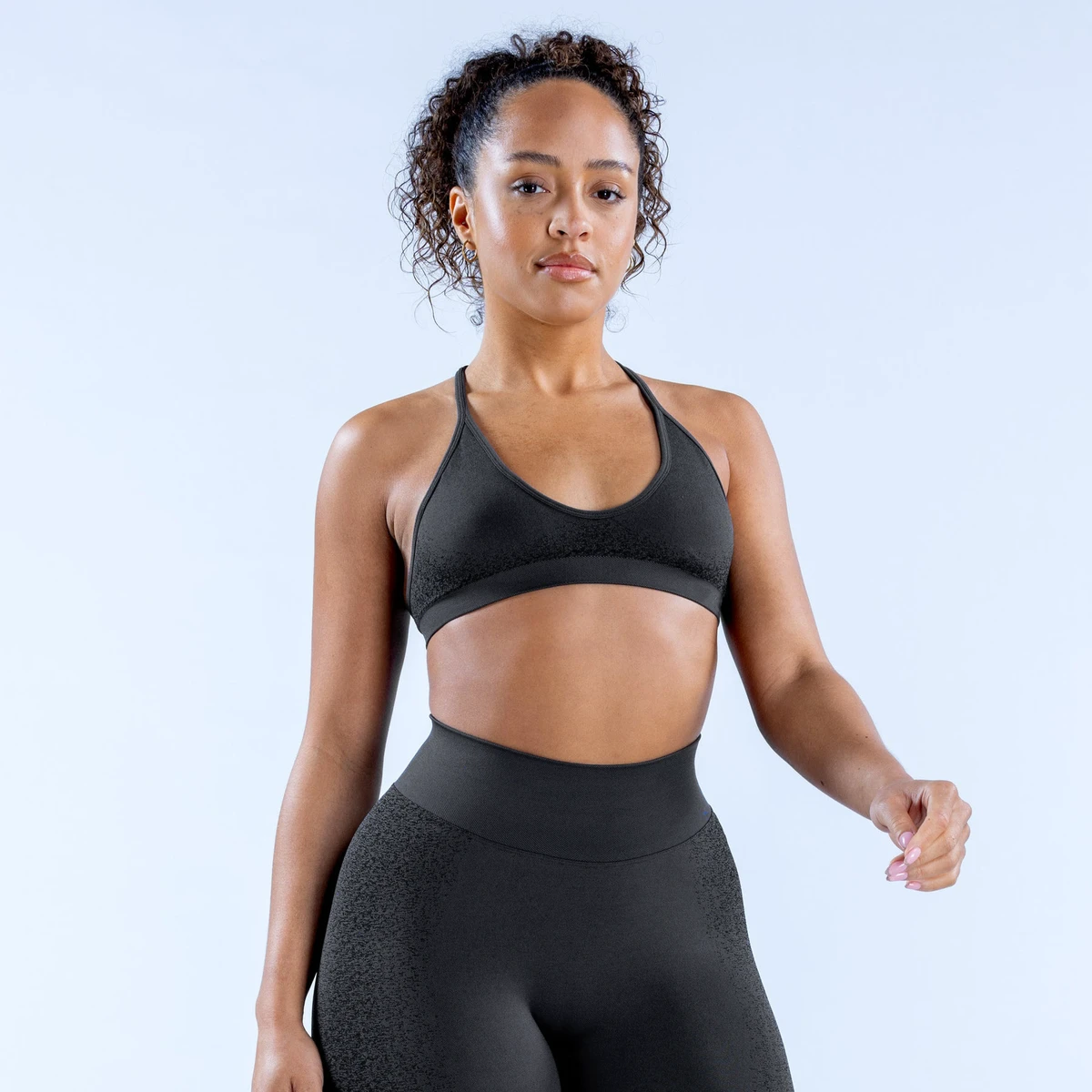 European American Women's Lightweight Yoga Bra Large Backless Sports Top for Quick-Drying Running Fitness Cross-Border Gym