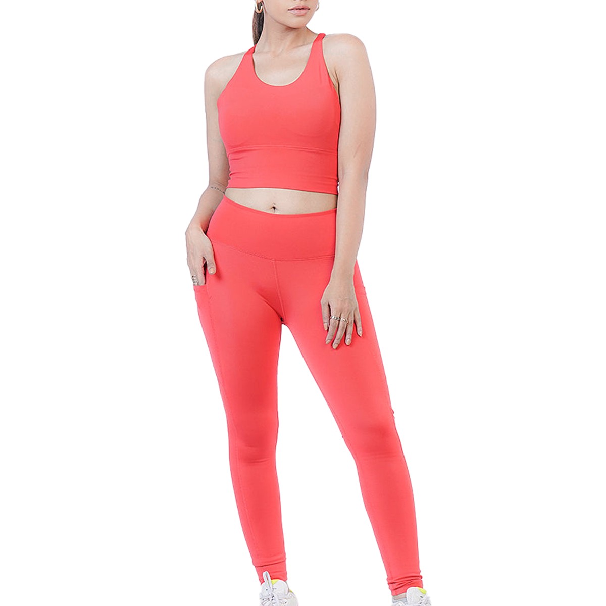 Plus Size Wholesale for Sports Fitness Women's 2 Piece High-Impact Yoga Set Custom Logo Soft Friendly Design