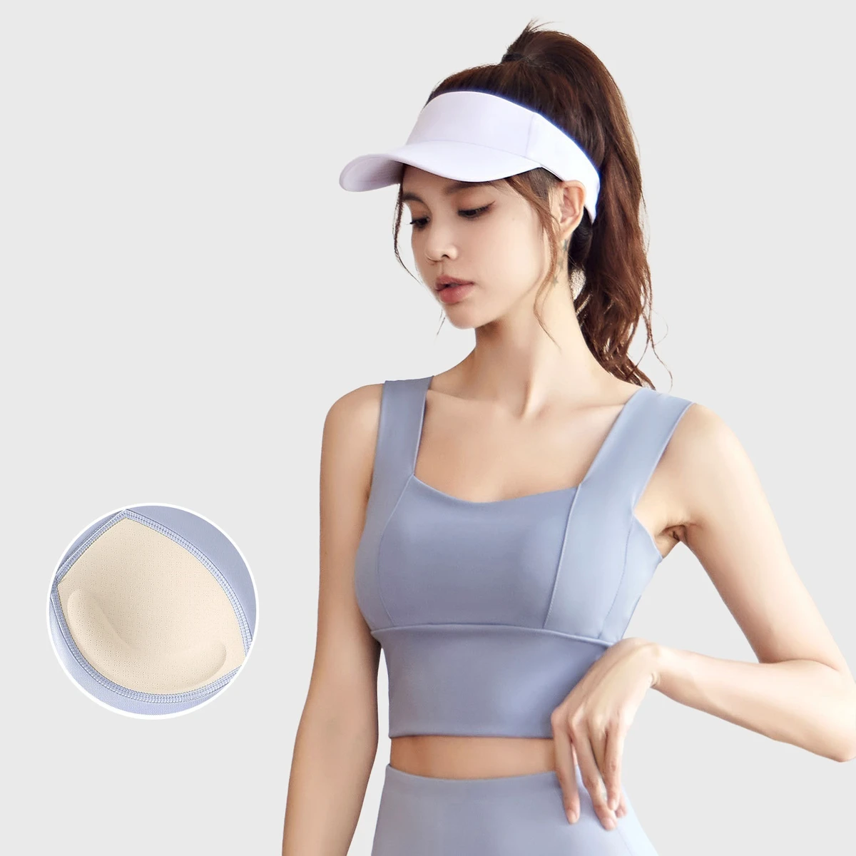 WOJIEER Womens Lightweight Sport Bra Plus Size China Sexy Film Girl Sexy Big Sport Bra Quick Dry High Quality Sports Bra