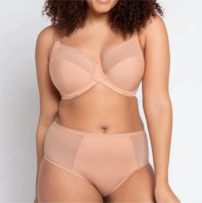 Bra & Brief Sets Plus Size Underwear Full Cup 34-42 DD E F G H I J K Lace Sexy Thin Bra