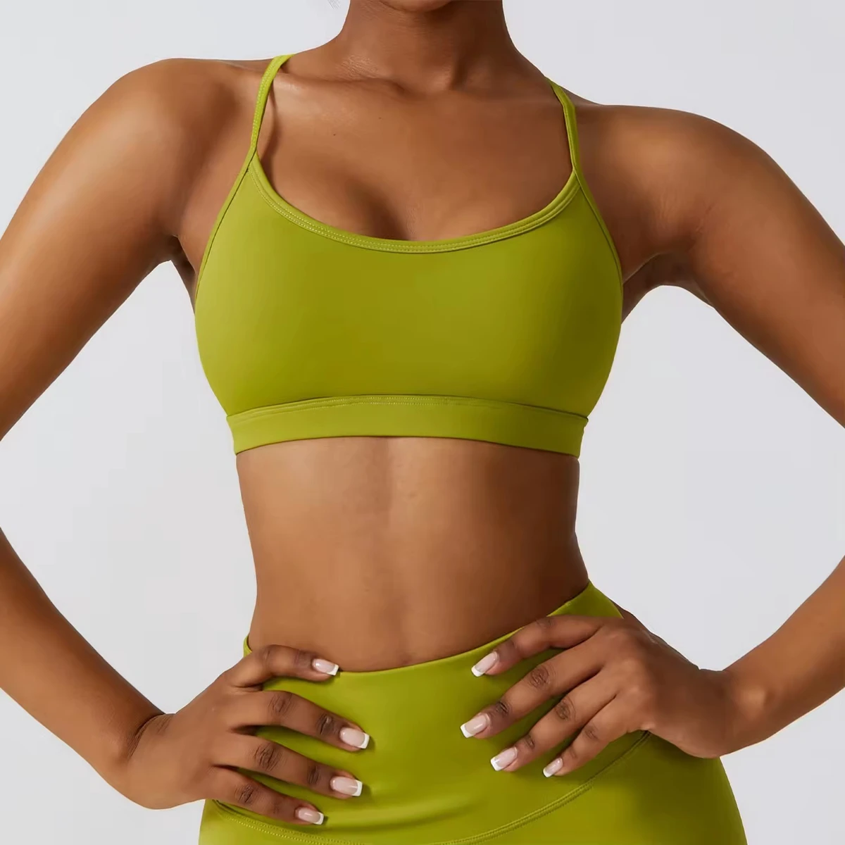 Custom Wholesale Women Strapless Backless Sports Bra Tight Fit Quick Dry Fitness Yoga Gym Running Bra Breathable Bra