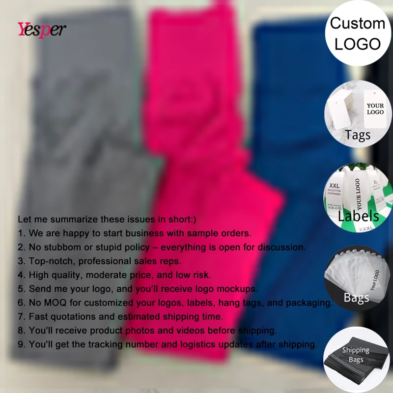 Custom Logo High Waist Seamless Workout Leggings Womens Yoga Pants Gym Leggings Wholesale Activewear Factory