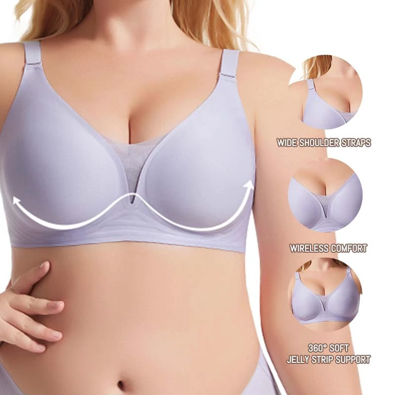 Custom Service Mesh Comfortable Sports Bra Adjustable Strap U Back Seamless Bra