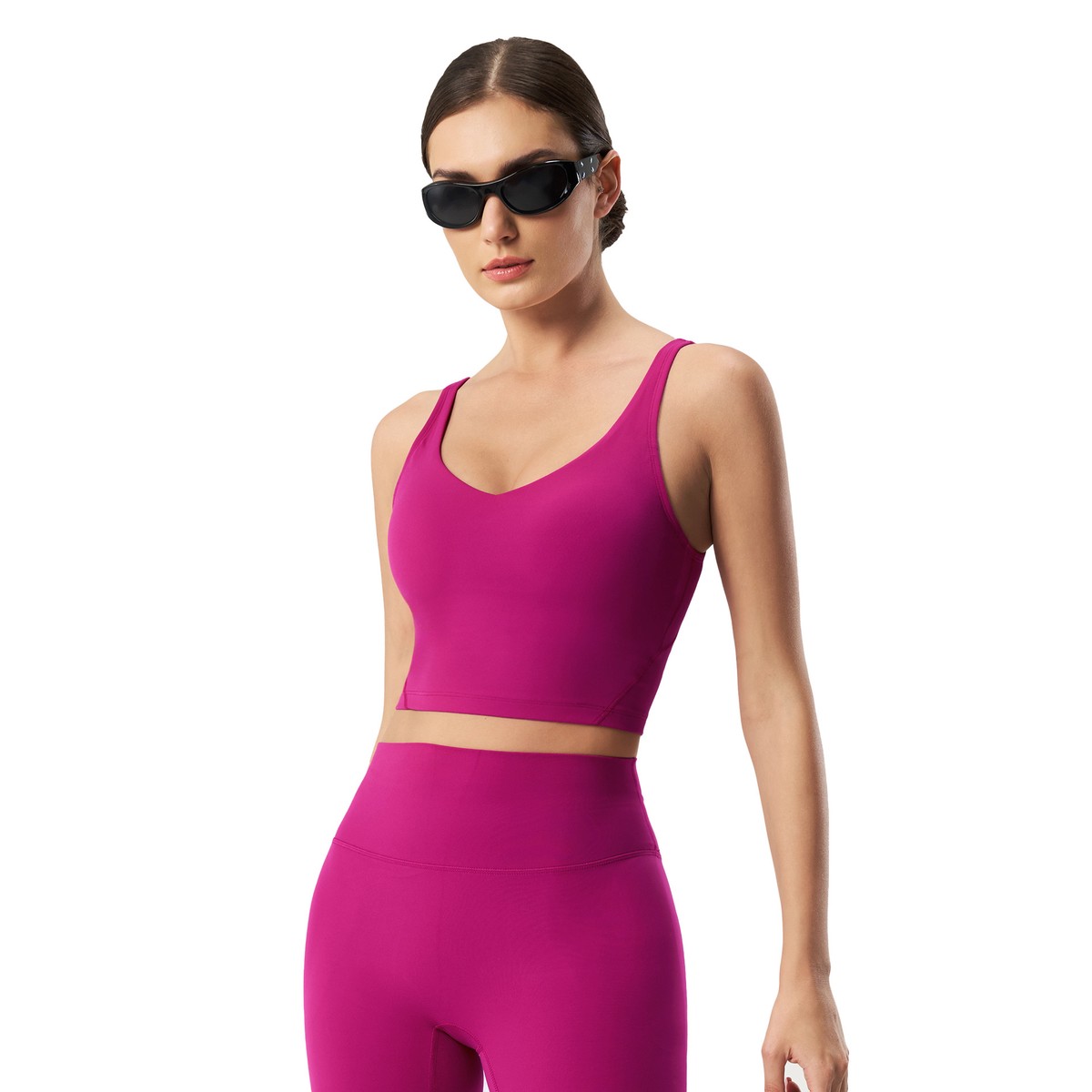 Breathable U-Cut Sports Bra for Women - High Support Gym Running Yoga Bras