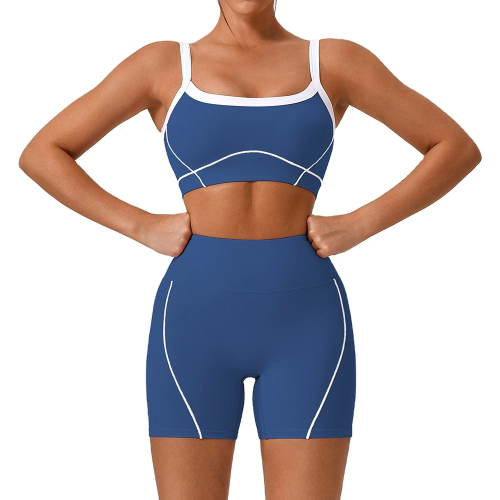 Hot Sexy Nylon Fabric Yoga Bra Breathable Lightweight Workout Fitness Sports Strap Bras for Women for Running Gym Training Yoga