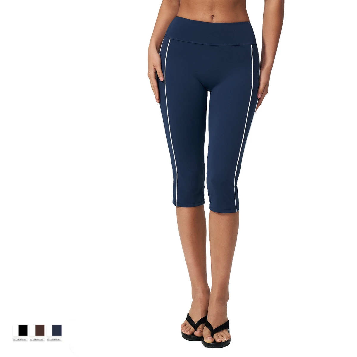 Women's High Waist Color Block Yoga Leggings Butt Lifting Slim Fit Workout Running Fitness Yoga Pants