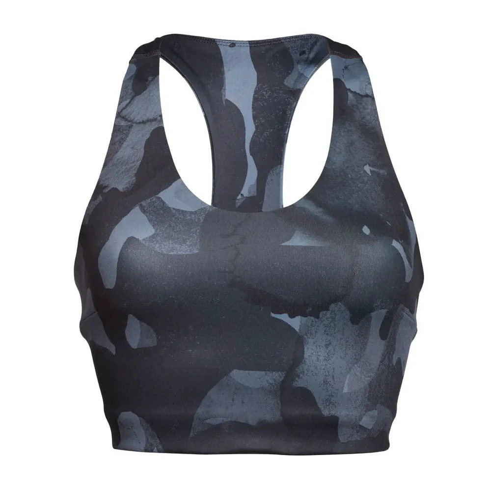 Women Breathable Simple Front Logo Sports Bra with Adjustable Straps for Running Cycling Gym & Active Sports