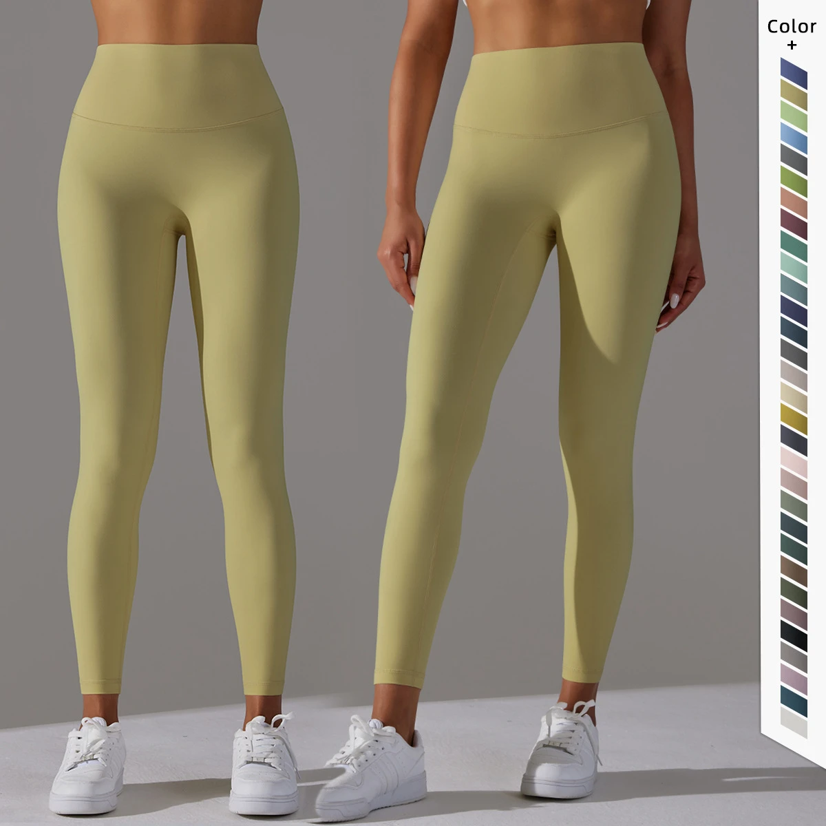 High Waisted Tummy Control Nude Yoga Pants for Women No Camel Toe Butt Lift Tights Sports Fitness Leggings