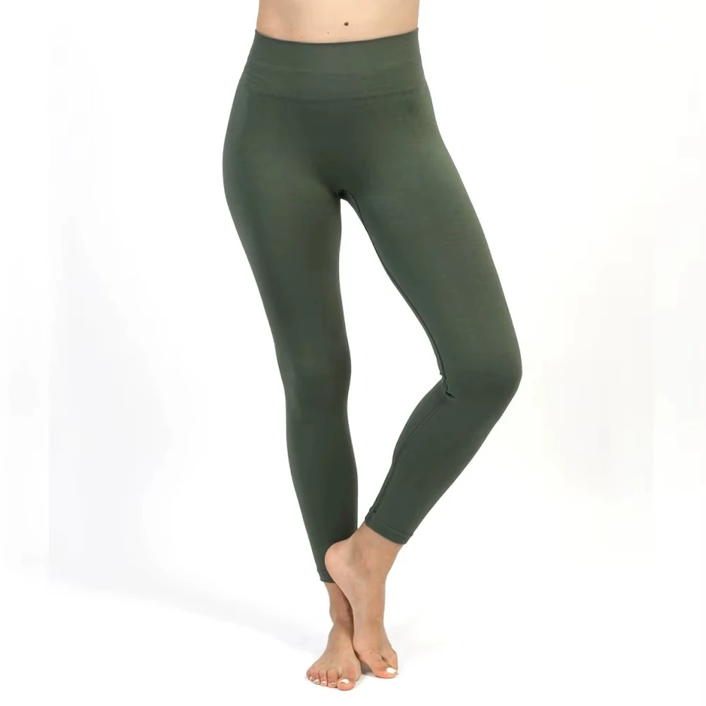 Elastic Waist Yoga Leggings Women High Waist Seamless Yoga Leggings Squat Proof Compression Gym Fitness Workout Tights