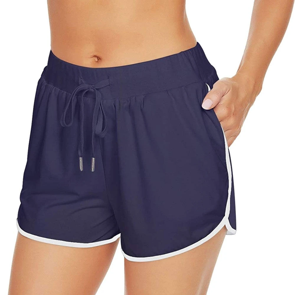 Best Selling Summer Shorts for Women High Waist Stretchy Gym Yoga Casual Beach Streetwear Breathable Women's Shorts OEM