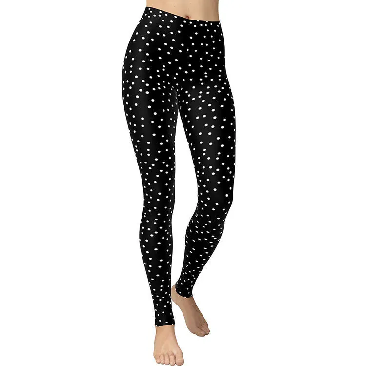Hot Selling Women's High Waist Slim Fit Butt Lift Yoga Leggings Pants Solid Elastic Waist Ankle-Length Soft Spandex/Nylon
