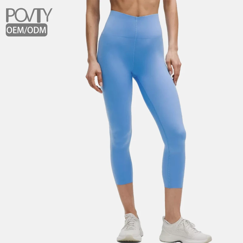 POVTY OEM/ODM Custom Logo Women's Super High Waist Crop 23
