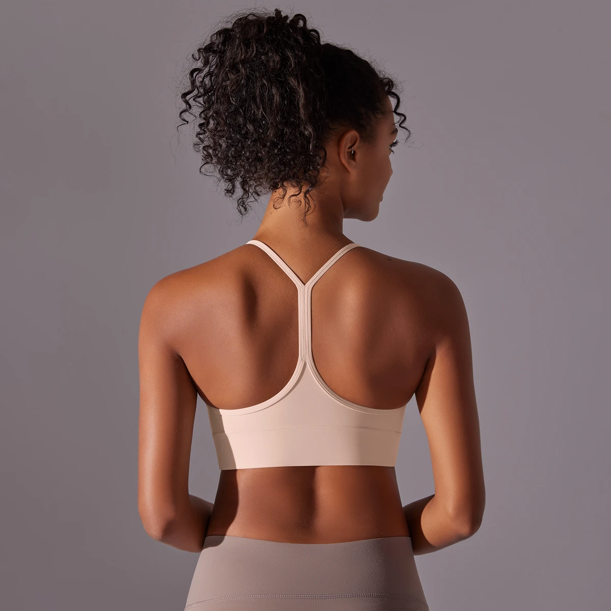 Women's Sports Bra for Gym Running Workout Fitness Yoga-Sexy Young Girls' Seamless Y-Shaped Back Bra Breathable and Hot