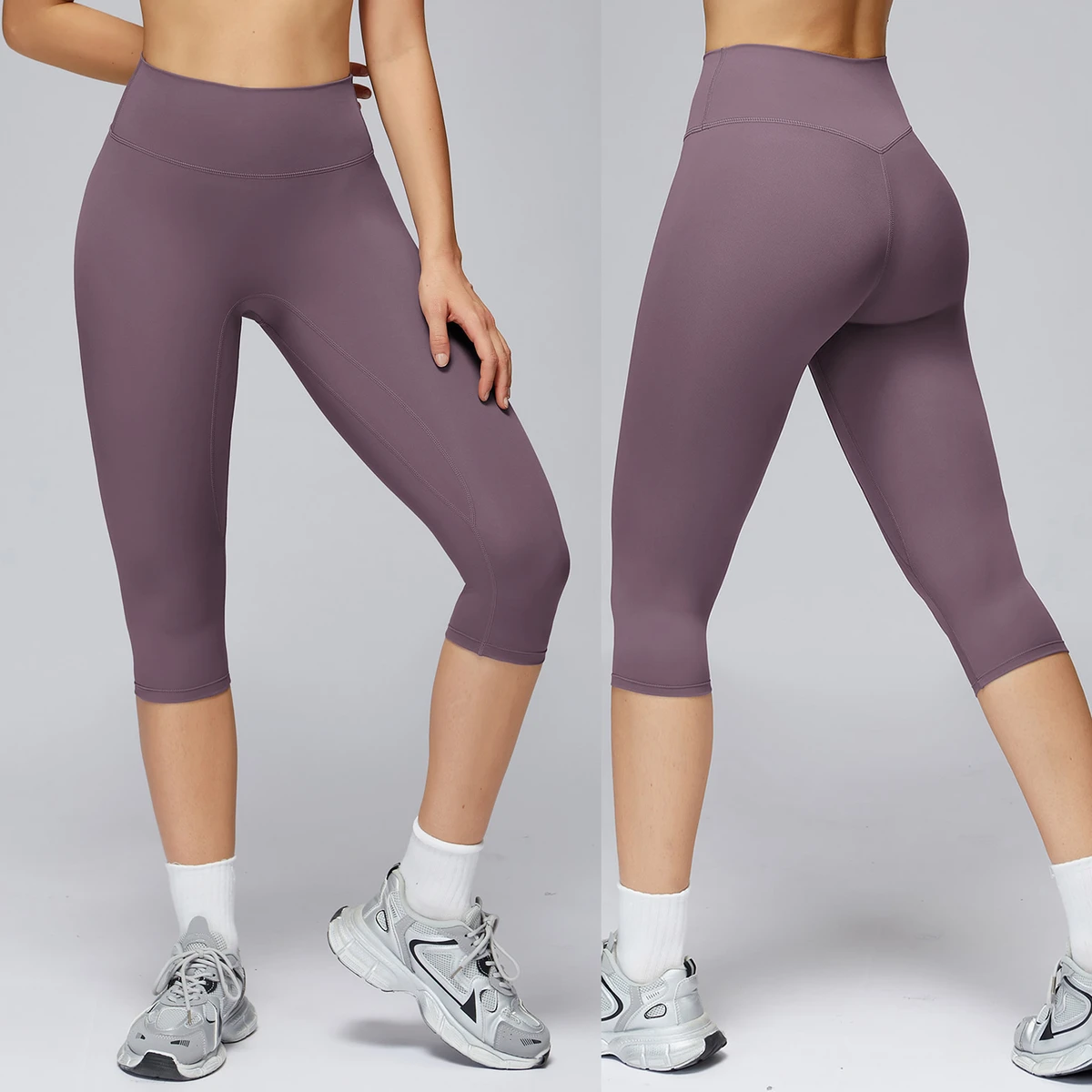 New Style Sanded Yoga Pants High Waist Quick Dry Tight Slimming Pants Running Outdoor Fitness Clothes for Women