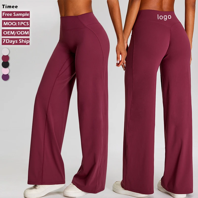 Custom Logo Breathable Shaping High Waist Yoga Pants with Tummy Control Four-Way Stretch & Sweat-Wicking Activewear