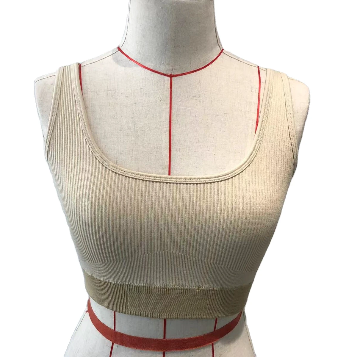 Personalized Sports Bra Custom Band Custom Made Women Fitness OEM Customized Spandex Anti Logo Style