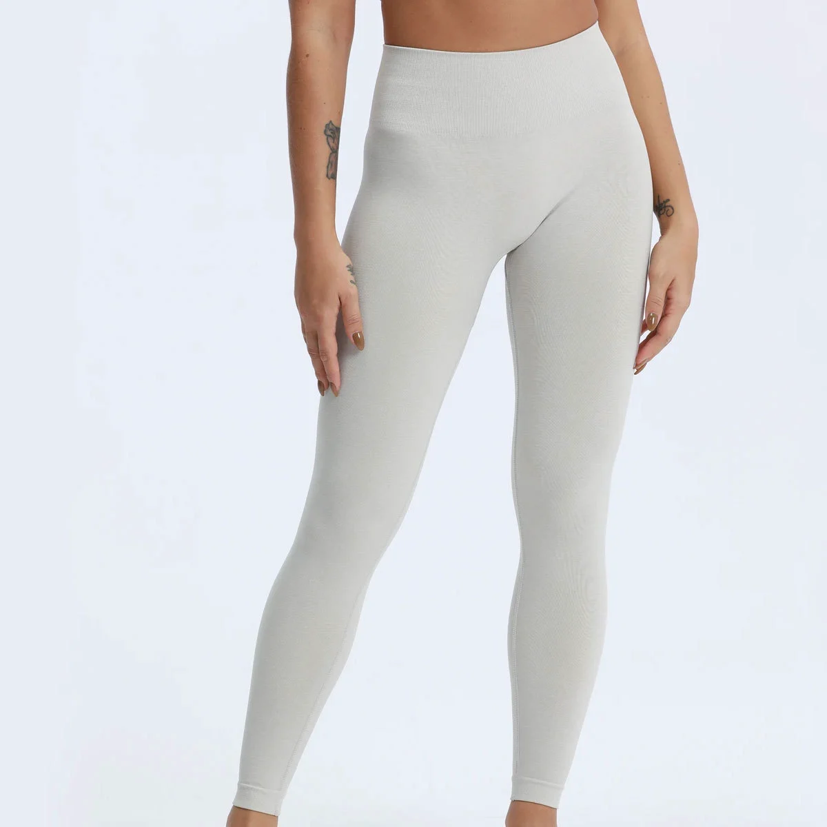 Women's High Waist Gym Fitness Sports Yoga Leggings with Butt Lift Activewear Print Seamless Design and Pockets