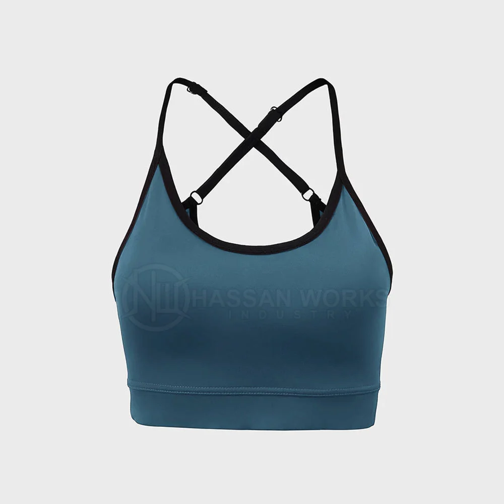 Best Quality Breathable Women Sports Bra Light Support Removable Pads Spandex/Nylon Customizable Seamless Yoga Fitness Gym New