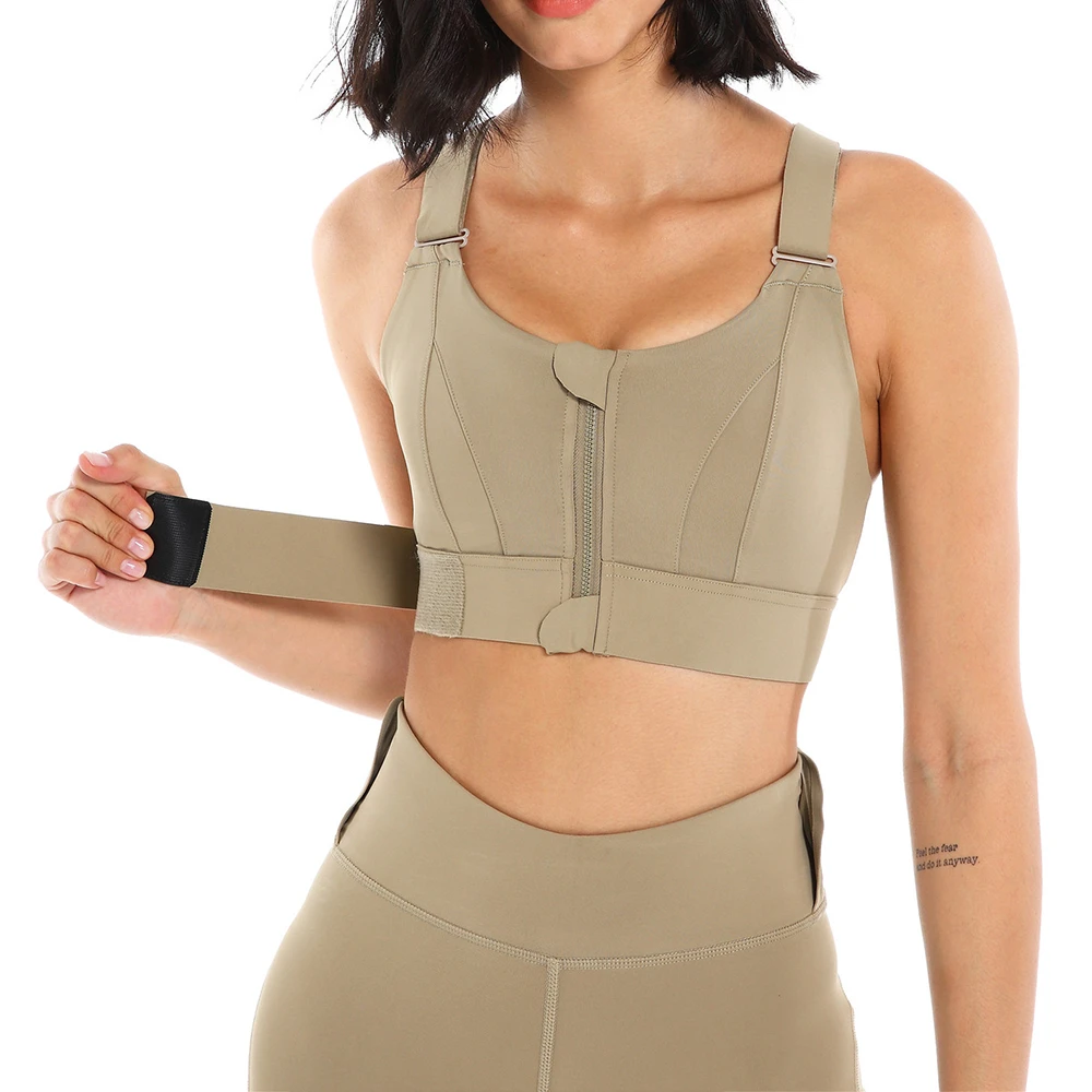High Impact Nylon Spandex Adjustable Strap Custom Workout Bulk the Sports Bra Top
