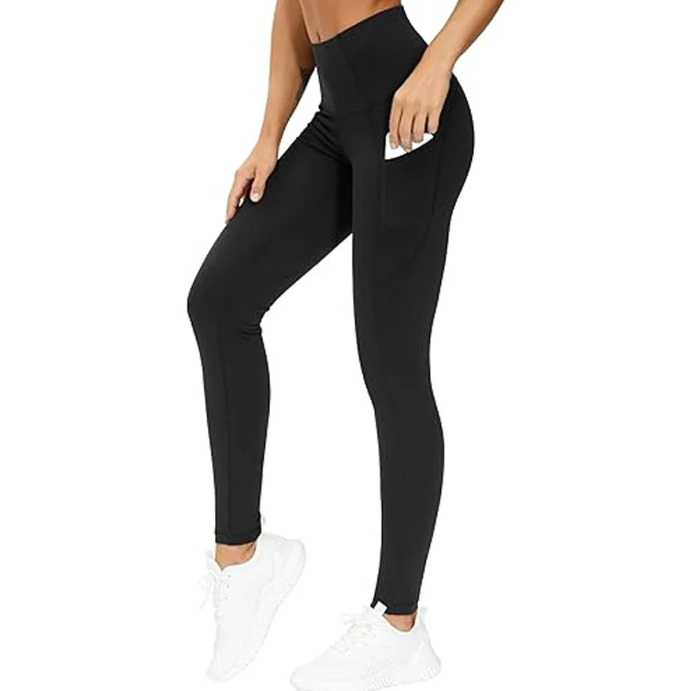 Low Price Women's Winter Pants Legging Custom High Elastic Waist Yoga Leggings High Quality Seamless Solid Breathable