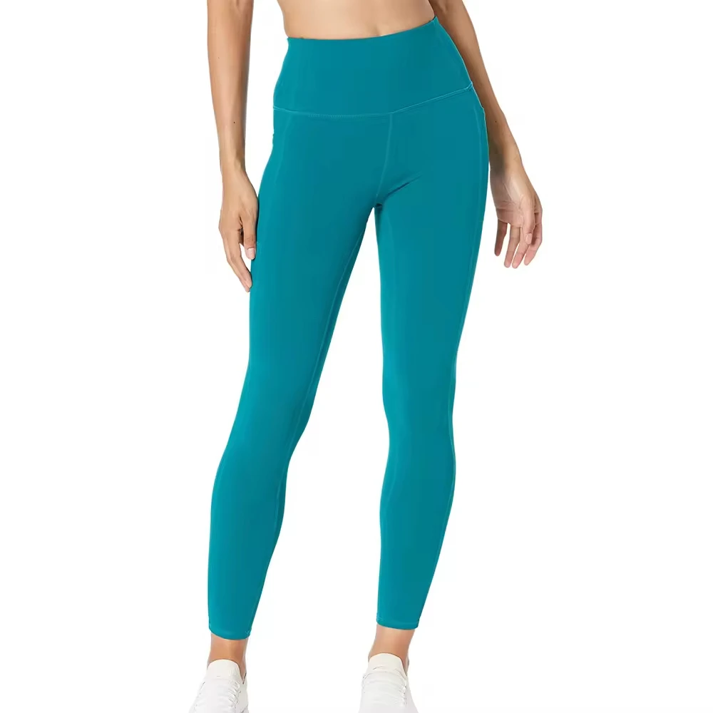 100 % Cotton Activewear Women Leggings Set Organic Cotton Yoga Pants Sustainable Elastic Waist Yoga Leggings