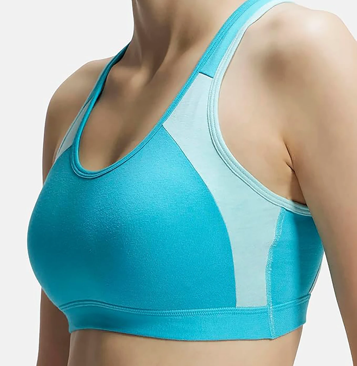 Adjustable Price Women Sports Bra Simple Anti Wrinkle Premium Quality Breathable Lightweight 100% Cotton Fully Customized Front