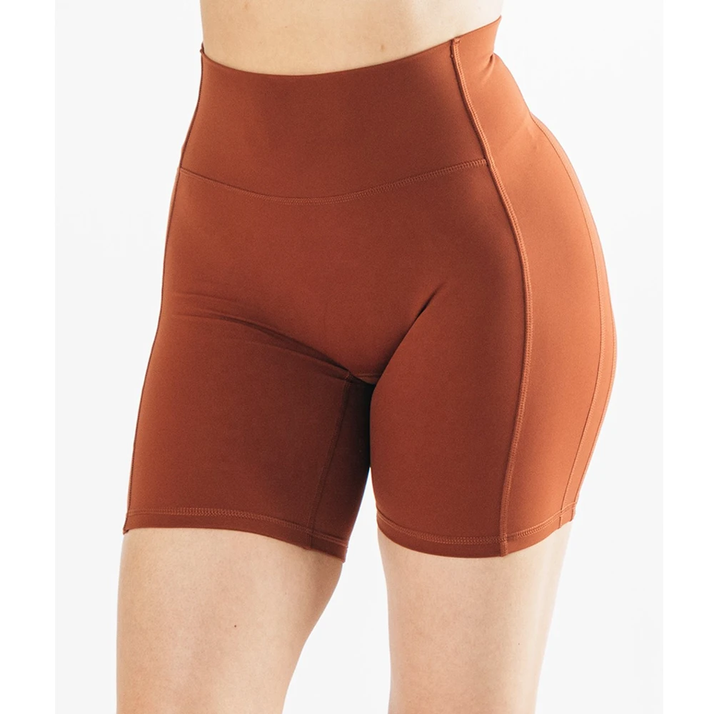 Durable Breathable Women's Mid Waist Skinny Fit Gym Short Pants Eco-Friendly Waterproof Yoga Fitness Sports Shorts